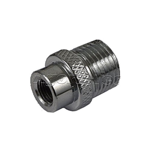 Agora-Tec® AT- Airbrush Adapter AT-A-01, M5 Innengewinde auf 1/8 Zoll (8mm) Aussengewinde für Airbrushpistolen (z.B. Typ: AT-ASA-01)