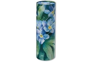 The Coffin Company Biodegradable Cremation Ashes Scattering (Scatter) Tube/Urn - Adult Size - Forget Me Not Flowers - Mouse's Ear -Scorpion Grasses Design