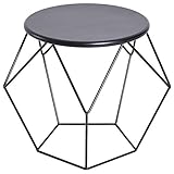 ✅MESA REDONDA: Mesa redonda de 40 cm. Perfecta como expositor, como mesa de centro o como mesita de sofá. Combina funcionalidad y belleza.