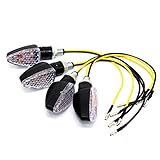 led blinkerbirnen mit zulassung Lange andauernd ZREAL 4Pcs 12V 15LED Wasserdichte Motorrad Fahrrad LED Birne Blinker Blinker