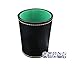 Produktbild Magic Vosom Black Leather Dice Cup Set Felt Lining Mini Shaker Cup with 5 White Dice by Magic Vosom