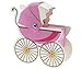 Produktbild 10Pcs Kinderwagen-Form Hochzeit Babyparty Süßigkeiten Geschenkbox