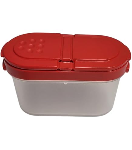 Tupperware Set Saliera E Pepiera A Clessidra Grande – Nero, Coperchio Incernierato, Lavastoviglie - 6