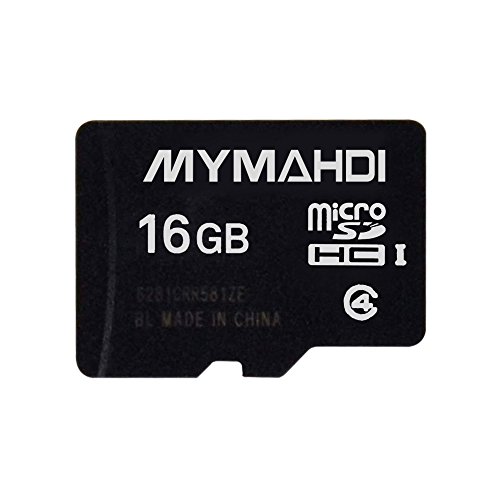 mymahdi 16 GB 16 G Micro SDHC Class 4 TF Speicherkarte mit micro-SD-Kartenleser – Bulk verpackt
