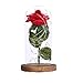 Produktbild DIKHBJWQ,Festival Geburtstagsgeschenk Romantische Simulation Rose Glass Cover Led Micro Landscape,Nachttischlampe Led Lesen,Wohnaccessoires,Wandleuchten antik