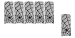 nail perfection 70 WHITE & BLACK SPIDER WEB HALLOWEEN NAIL TIPS