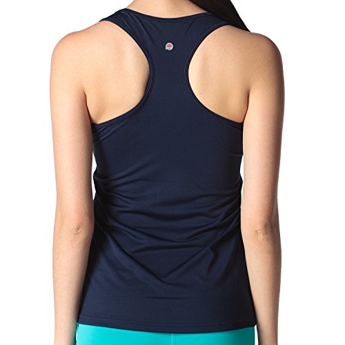 Lapasa Damen Tanktop – Quick Dry, Damen Sport Tank Top mit kräftigen Farben und Racerback, dehnbar und atmungsaktiv, L006, 12 Farben - 3