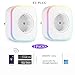 Produktbild WWSZ 2 Packs Smart Socket, Smart Socket Novostella Mini-WLAN-Sockel mit Nachtbeleuchtung Kompatibel mit Alexa, Google Assistant und IFTTT. Kein Hub erforderlich