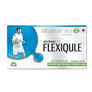 AlchemLife FlexiQule Natural Care for Joint Stiffness and Pain (Pack of 9)