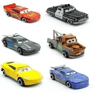 PP Sons Metal Die-Cast Pull Back Sport Car Set, Unbreakable Mini Alloy Metal Car Mini Series Pull Back Action Car Set of 6 Cars for Kids (Pack of 6) Multicolor