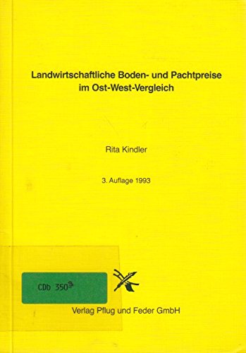 Lezen Pdf Landwirtschaftliche Boden Und Pachtpreise Im Ost - 