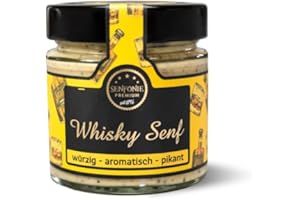 ‎ALTENBURGER ORIGINAL Altenburger Original Senfonie Premium Whisky Senf 180 ml, leicht körniger Senf mit Whisky verfeinert