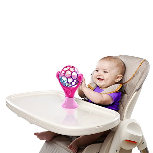 Oball 81551 Pinker Rassel-Ball mit Saugnapf - 3