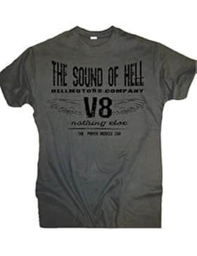 Sound of Hell V8 T-Shirt US Car Hot Rod Biker Oldschool Custom