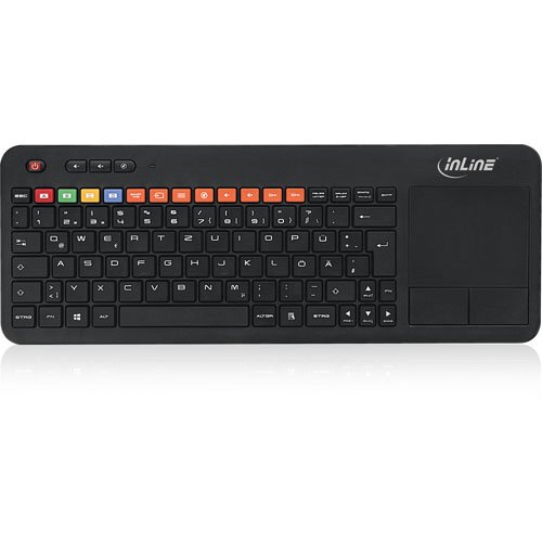 InLine 55376 Kabellose Smart-TV Tastatur schwarz - 2
