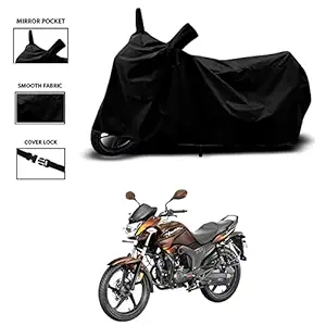 EGAL Water Resistant/dustproof Two Wheele Bike Body Cover for Hero Hunk New Compatible with All varientsProtection(Black Colour)