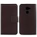 Produktbild Gukas Design Echt Leder Tasche Für LeTV LeEco Le Pro 3 5.5" Hülle Lederhülle Handyhülle Handy Flip Brieftasche mit Kartenfächer Schutz Protektiv Genuine Premium Case Cover Etui Skin (Dark Braun)