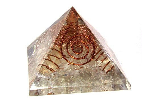 Orgonit Pyramide – Bergkristall 360 / H ca. 5,5 cm / B ca. 7 cm / L ca. 7 cm - 2