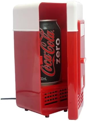 USB Desk Mini Fridge &amp; Drink Warmer for Laptop PC Notebook - Red