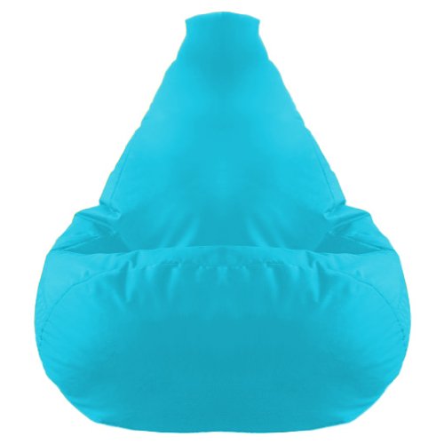 XXL Highback Filled Beanbag Gaming Lounge Chair in Turquoise. Ideal for Relaxing, Gaming, Lounging, Great for Adults, Teens & Kids. Made from High Quality Water Resistant Material, Available in 10 Great Colours