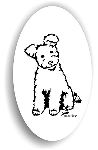 Hunde Pumi Sticker Auto Aufkleber Art.ST0250 Autoaufkleber Aufkleber Wohnmobil Wohnwagen amberdog