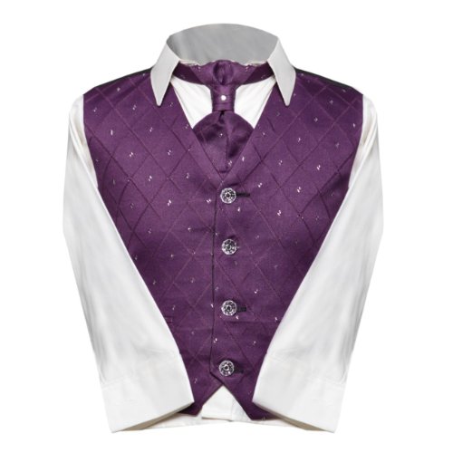 Oliver 4 Piece Dark Purple Suit Age 2