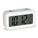 Produktbild Neu Generation 5,3 LED Digitaluhr Wecker Beleuchtung Digitalwecker Reisewecker mit Datum und Temperatur Anzeige, Schlummertaste, Sensorlicht und Nachtlicht (Neu Weiß) …