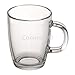 Price comparison product image Bodum Bistro Coffee Mug 0.35 Litre capacity Made from durable tempered glass Transparent Dishwasher and microwave safe Frezer safe -