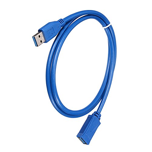 TOOGOO (R) 3Ft 1M USB 3.0 A Stecker auf Buchse Super Speed ??Verlaengerungskabel fuer PC Laptop - 2