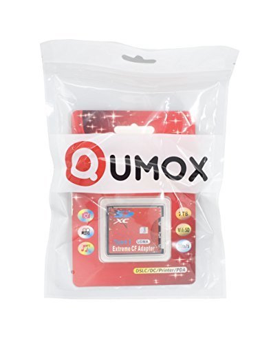 QUMOX SD SDHC SDXC Um CF Compact Flash Speicherkarte Adapter Reader Typ 1 WIFI - 5
