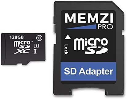 MEMZI PRO 128GB Class 10 80MB/s Micro SDXC Memory Card with SD Adapter for Samsung Galaxy Tab S 10.5" / 8.4" Tablet PC's