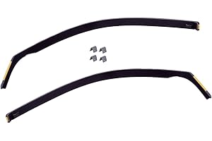 ‎J&J AUTOMOTIVE J&J AUTOMOTIVE | Windabweiser Passend Für Golf 5, 5-Türer 2004-09, Heko Regenabweiser, Getönt, Set 2-Teilig, Vorne, Aerodynamisch