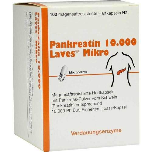Preisvergleich Produktbild Pankreatin 10000 Laves Mi 100 stk