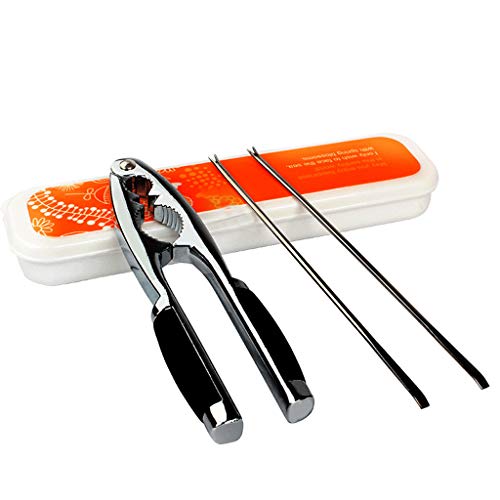 CHshe - Almond Walnut Fold Cracker, Herramienta Clip Para Desgranadora Por Pacana Avellana, Cascanueces de Filbert, Acero Inoxidable (Bit)