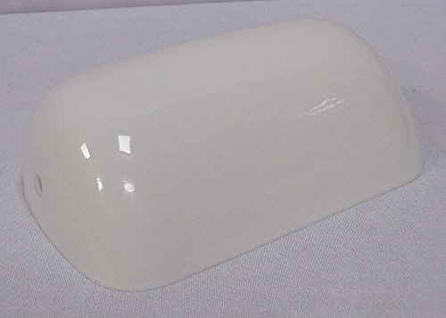 Lampenschirm für Bankerslampe, Ersatzschirm Banker Lampe, Weiß 22,5 cm