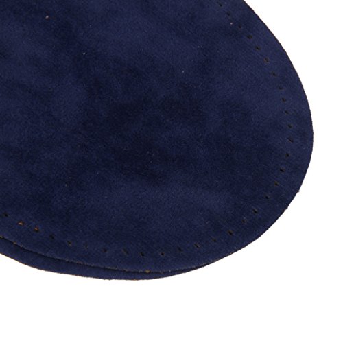Generic 2 X Knieflicken ovale Flicken für Ellenbogen Knie Applikation Aufnäher - Blau