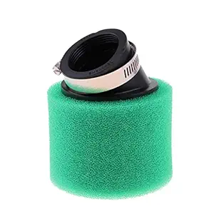 Losa Angle Bent Foam Air Filter Pit Quad Dirt Bike ATV Buggy 45mm Green