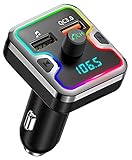 ♥【AMPLIA COMPATIBILIDAD Y APLICACIÓN DE EMERGENCIA】Nuestro transmisor fm puede combinarse con todos los dispositivos con bluetooth, como iPhone, iPad, iPod, tableta, Samsung, HTC, Sony y otros teléfonos inteligentes Android. Extra bonus, parte inferior especial incorporada de acero inoxidable de alta dureza, puede usarlo como un martillo de seguridad de emergencia para romper el vidrio de la ventanilla del vehículo y escapar en caso de emergencia.
