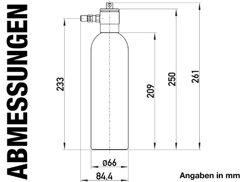 Rotek wiederbefüllbare Sprühflasche inkl. 4 Düsen – einfach Mittel einfüllen, mit Druckluft befüllen und sprühen - 7