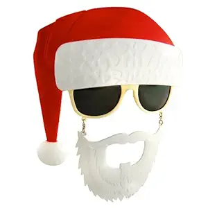 Sunstaches SG1884 Santa Claus Sunglasses Cosume Mask Sunglasses