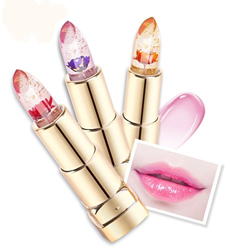 Wasserdicht Jelly Lippenstift, NNIUK Lippenstifte Flower Beauty Make-up anhaltendes Finish Lip Gloss