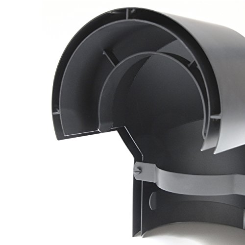 raik SH122-120-gg Rauchrohrbogen / Ofenrohr 120mm – Thermoschild doppelt 90° gussgrau - 4