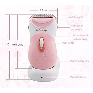 Generic Electric Wet and Dry Cordless Lady Shaver,Advanced,SatinShave,Rose - Image 2