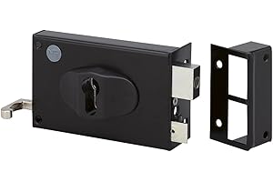 Metalux SSA45704 Serrure en Applique Horizontale-Réglable 52/60 mm-Tirage Droite-Cylindre euro-ND10 9770