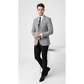 Erkek Blazer Ceket &ndash; İtalyan Kesim Ceket, Slim Fit Tek D&uuml;ğmeli, &Ccedil;ift Yırtma&ccedil;lı Tam Astarlı Şık Klasik Model