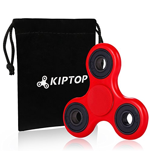 Tri Fidget Hand Finger Spinner Toy, KIPTOP High Speed Ceramic Bearing Fidget Toy Stress Reducer for Adult Children (Red) Tri Fidget Hand Finger Spinner Toy, KIPTOP High Speed Ceramic Bearing Fidget Toy Stress Reducer for Adult Children (Red)
