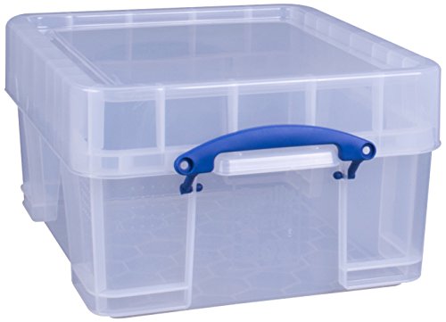 Really Useful Box X-Large 18 Liter Vinyl Aufbewahrungsbox, transparent