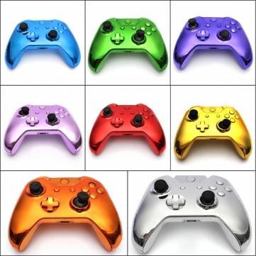 Preisvergleich Produktbild Wireless Controller Vollschalen-Case Gehäuse für Xbox One Chrome
