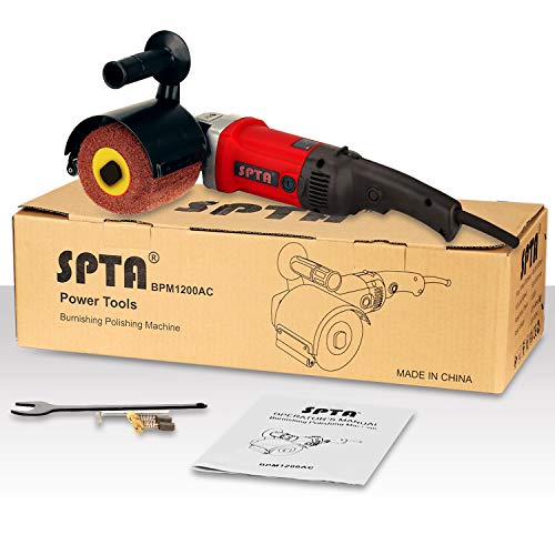 SPTA 1200W 19mm Lijadora satinada estriada de doble eje Rodillo de