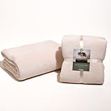 Sancarlos - Manta lisa microfibra beige - microfibra 300 g. - Cama 135, 220x240 cm - crema